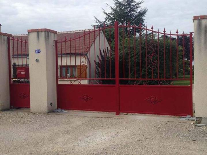 Pose de portail en acier Neuville-aux-Bois